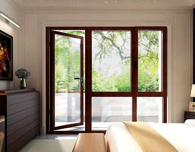 臥室65、70平開門窗