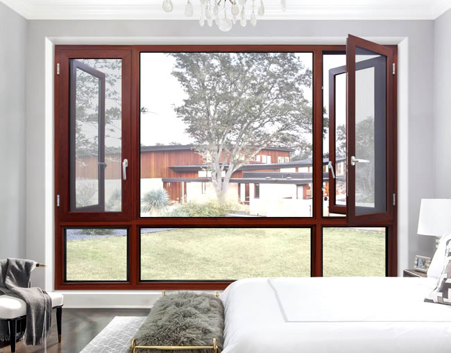 臥室鋼網一體門窗